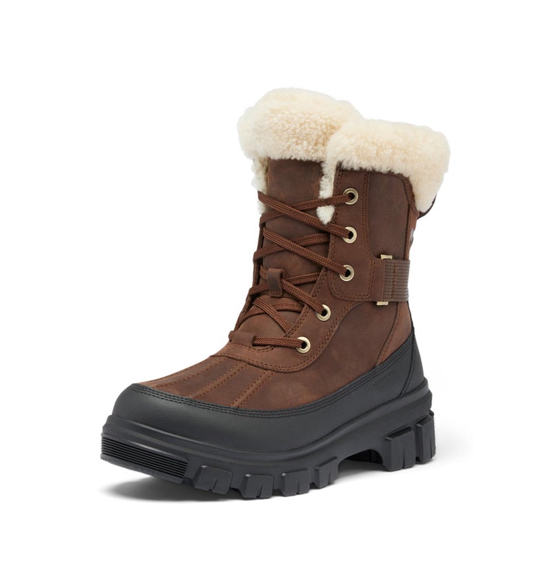 SOREL Women's Tivoli V Parc Waterproof Boot - Tobacco, Black - 8 - Image 1