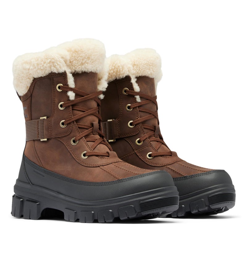 SOREL Women's Tivoli V Parc Waterproof Boot - Tobacco, Black - 8 - Image 3
