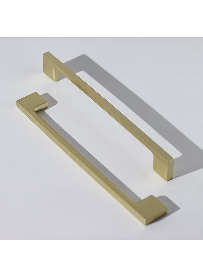 milano Milano Hazel Cabinet Handle Zinc Alloy – Stylish & Durable Pull Handle for Kitchen, Drawer, Cupboard, Wardrobe – Modern Design Furniture Handle Brushed Gold 225X27.5X6Mm  - Image 1