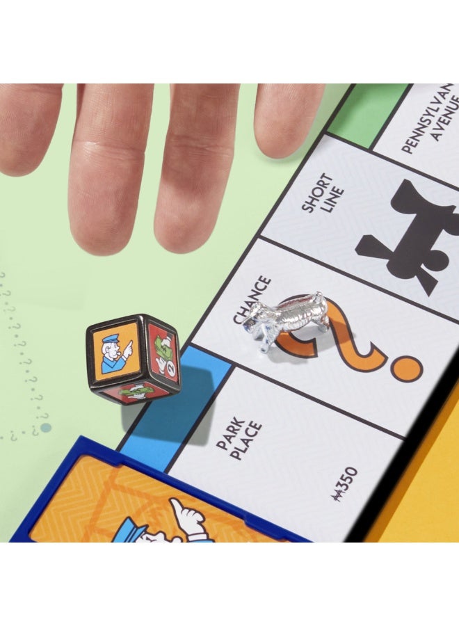 مونوبولي توسعة اذهب إلى السجن | أضف المزيد من المرح للعبة مونوبولي الكلاسيكية والعب أسرع | عمر  سنوات فما فوق | - لاعبين |  دقيقة | ألعاب لوحية عائلية - Image 2