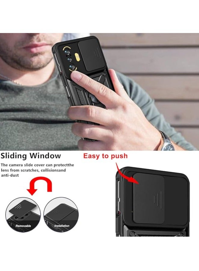 general Camera case for Xiaomi Poco F3 GT/Redmi K40 Gaming, slim full body, sleek soft TPU edges, and hard plastic back - Image 4