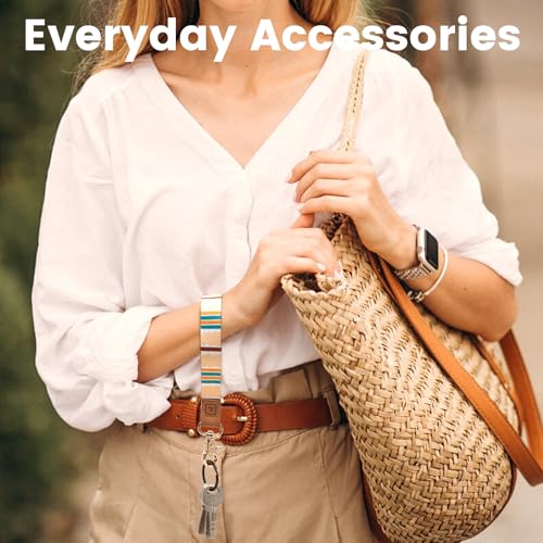 MNGARISTA Keychain Wristlet Key Chains Women Cute Keychain Wallet Key Chain Phone Wrist Strap Keychains for Women Men Car Keychains Key Chains for Car Keys Wallet Phone Case - Image 3