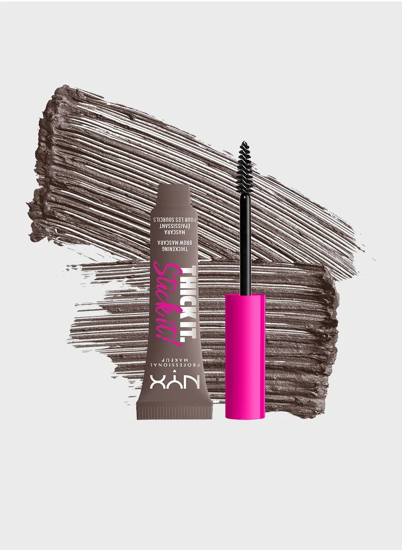 NYX PROFESSIONAL MAKEUP Thick It Stick It Brow Mascara Cl Ash Brown