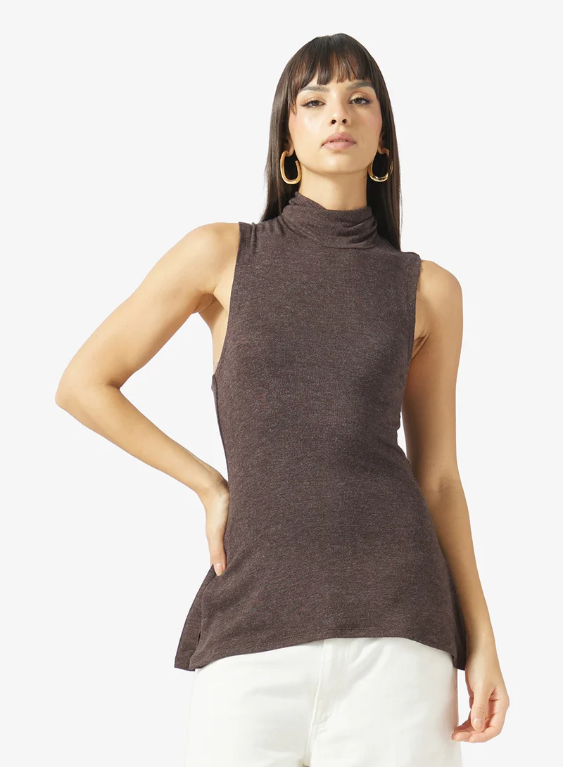 Topshop High Neck Tank Top