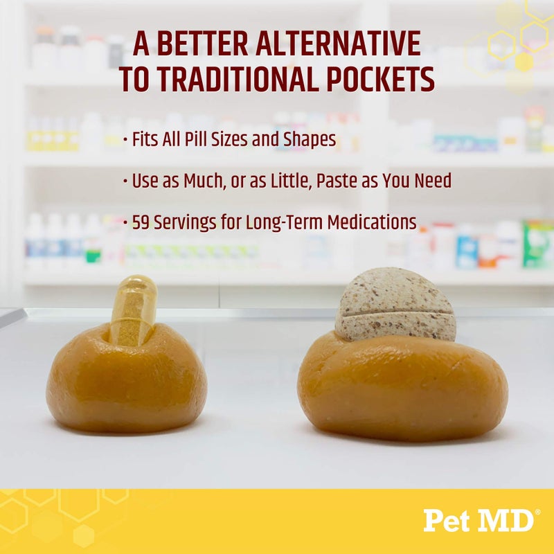 Pet MD Wrap A Pill Cheese & Bacon Flavor Pill Paste for Dogs - Make a Pocket or Pouch to Hide Pills & Medication 4.2 oz - Image 5