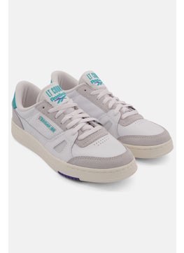 Reebok Men LT Court Lace Up Tennis Shoes, White  - Image 1