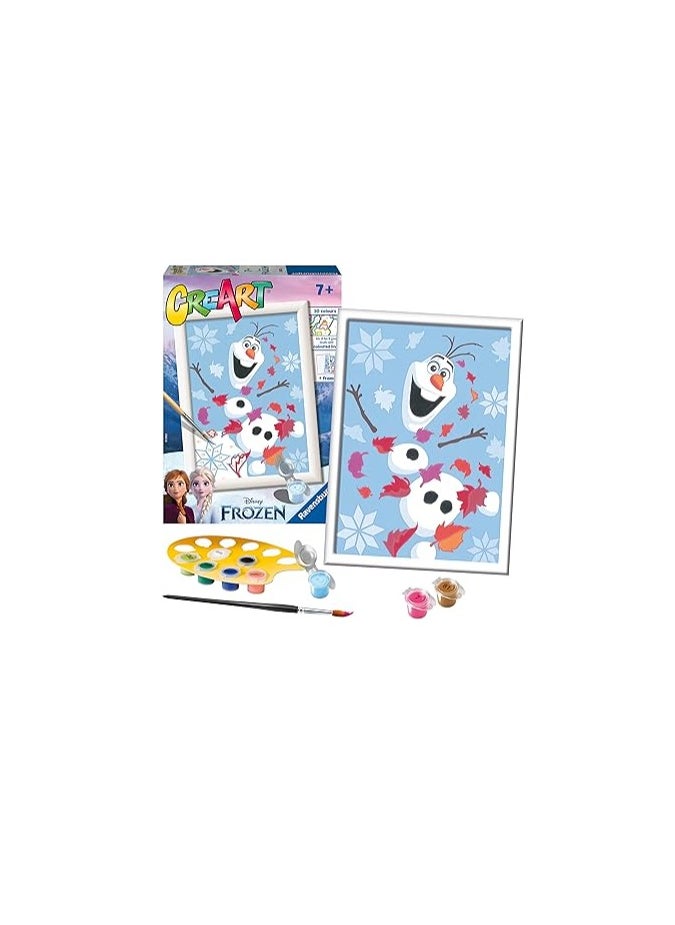 Ravensburger Ravensburger CREART Cheerful Olaf 13 x 18 cm - Coloring  - Image 1