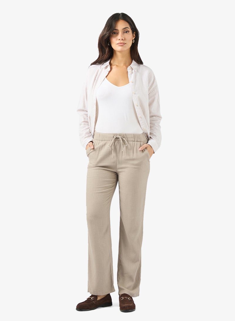 فيرو مودا بنطلون واسع الساق كاجوال بطول  بوصة - Image 2