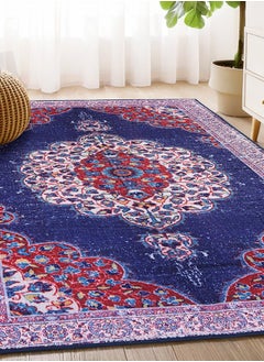Status Contract 3D Printed Perfect Rugs for Living Area | Rug and for Bedroom |Rug for Dining Table Rug Floor with Anti Slip Backing, Persian Red, 121 X 182 Cm  - Image 1