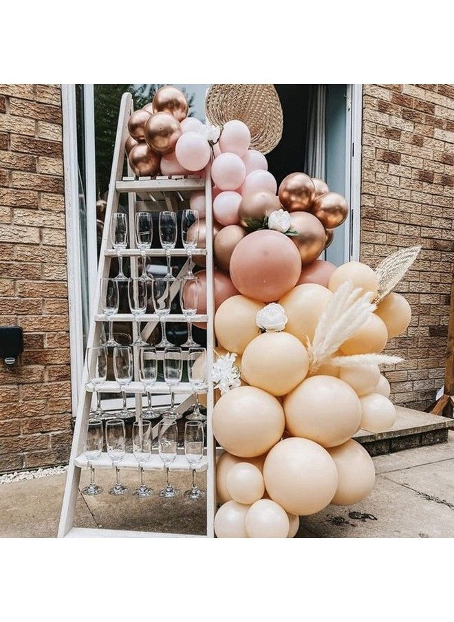 PartyWoo - Retro Apricot Balloons 50 Pcs 5 Inch Apricot Balloons Latex Balloons For Balloon Garland Arch As Party Decorations Birthday Decorations Wedding Decorations Baby Shower Decorations - Image 1