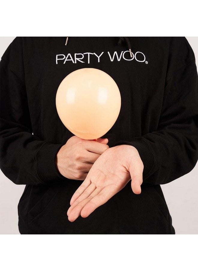 PartyWoo - Retro Apricot Balloons 50 Pcs 5 Inch Apricot Balloons Latex Balloons For Balloon Garland Arch As Party Decorations Birthday Decorations Wedding Decorations Baby Shower Decorations - Image 1