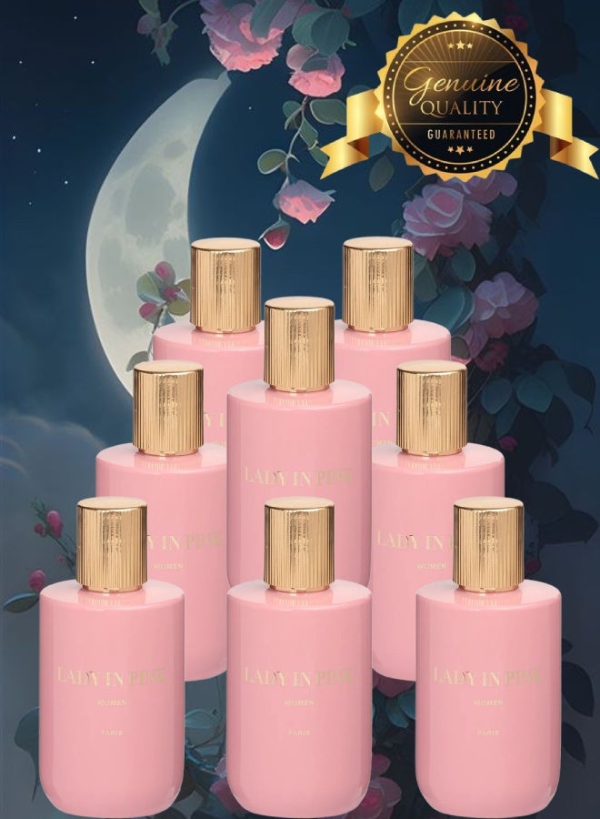 جيبارليس 8 قطع عطر ليدي إن بينك 100مل - Image 1