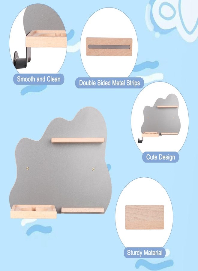 Danemort Magnetic Shelf for Tonie Box,Tonies Figures Wall Mounted Floating Shelves Compatible with Toniebox Audio Player Tonie Characters (Peak) - Image 2