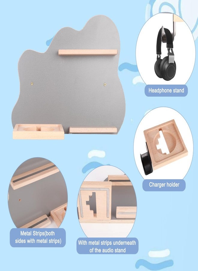 Danemort Magnetic Shelf for Tonie Box,Tonies Figures Wall Mounted Floating Shelves Compatible with Toniebox Audio Player Tonie Characters (Peak) - Image 5
