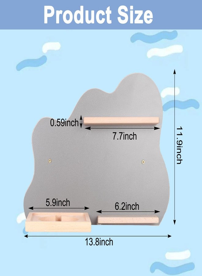 Danemort Magnetic Shelf for Tonie Box,Tonies Figures Wall Mounted Floating Shelves Compatible with Toniebox Audio Player Tonie Characters (Peak) - Image 3