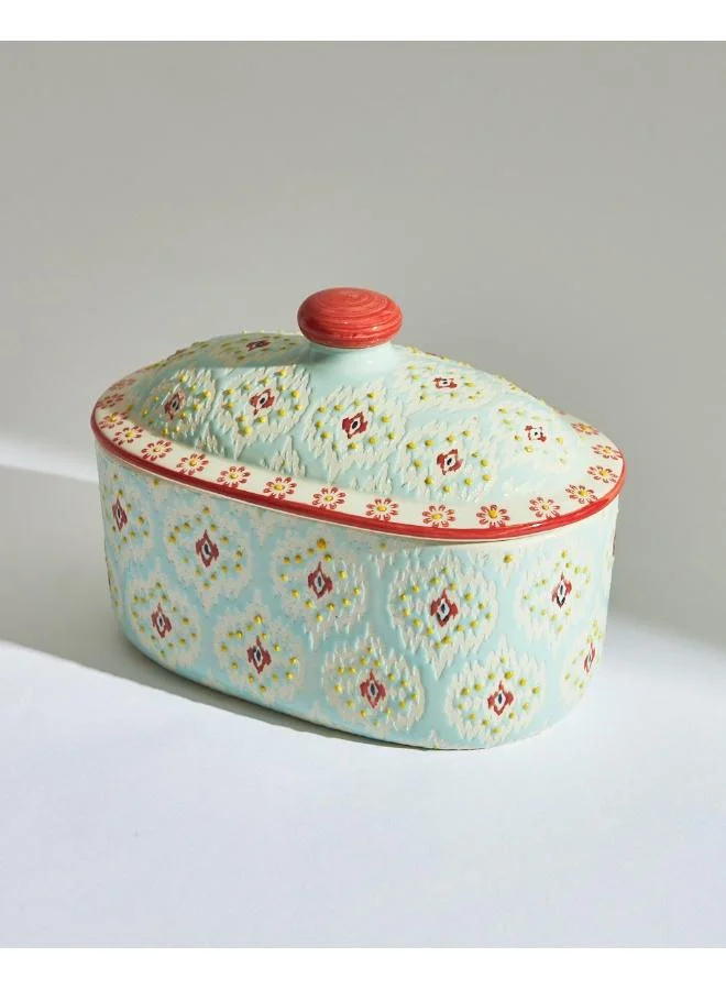 Chumbak  Ikat Fusion Ceramic Casserole Dish  | Best Price UAE