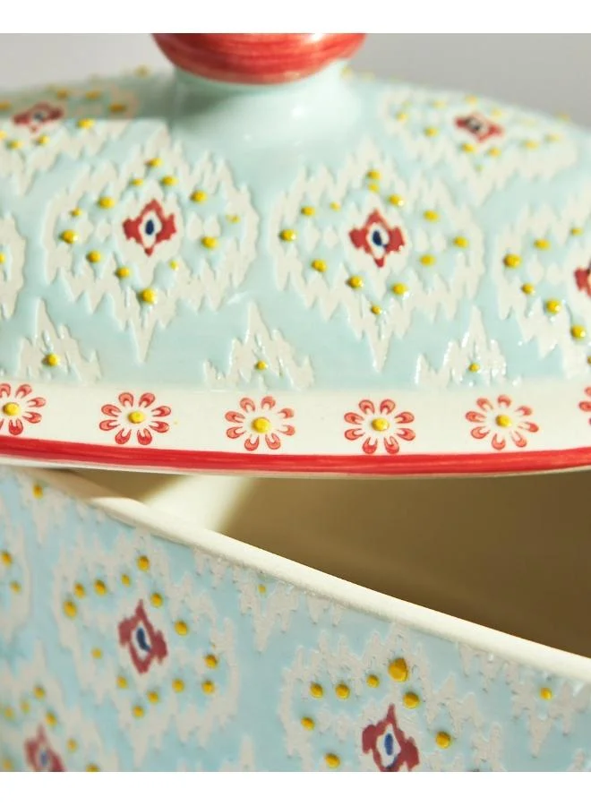 Chumbak  Ikat Fusion Ceramic Casserole Dish  | Best Price UAE