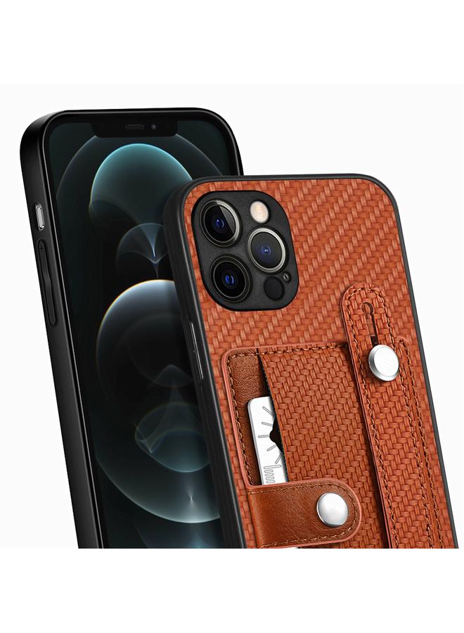 اس-توب جراب لهاتف iPhone 12 Pro Max مزود بسوار مع حامل للبطاقات ومحفظة وغطاء خلفي وحافظة هاتف مع سكين أداة - Image 4