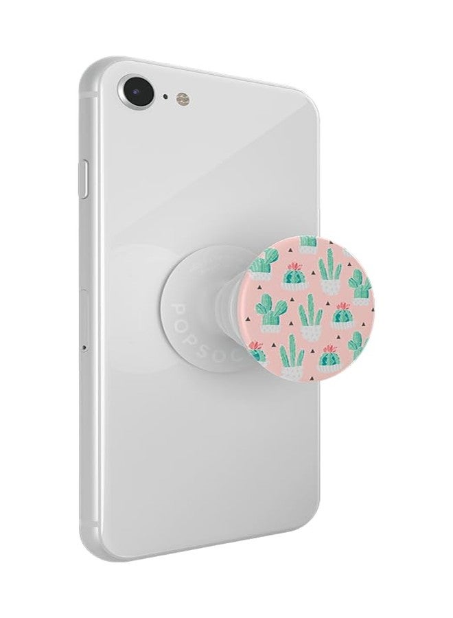 PopSockets Phone Grip with Expanding Kickstand, Adhesive Grip, Cute Cactus Pot - Image 2