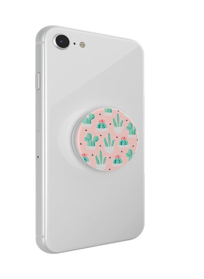 PopSockets Phone Grip with Expanding Kickstand, Adhesive Grip, Cute Cactus Pot - Image 3