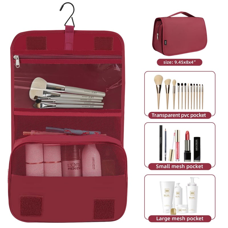 BAGAIL 10 Set Packing Cubes Various Sizes Packing Organizer for Travel Accessories Luggage Carry On Suitcase-Burgundy - Image 3
