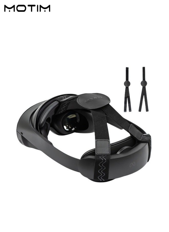 Motim Meta Quest Pro VR Head Strap, Adjustable Comfortable Headsets Holder Replacement Strap, Soft Cushion Reduced Pressure for Meta Quest Pro /Meta Quest 2/Meta Quest 3 /PICO 4  - Image 1