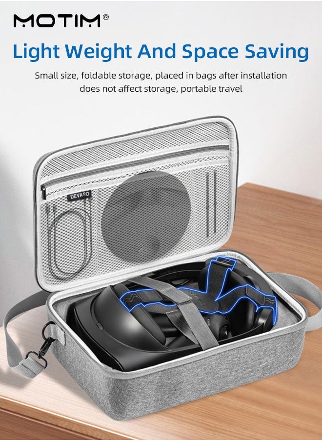 Motim - Meta Quest Pro VR Head Strap, Adjustable Comfortable Headsets Holder Replacement Strap, Soft Cushion Reduced Pressure for Meta Quest Pro /Meta Quest 2/Meta Quest 3 /PICO 4 - Image 1