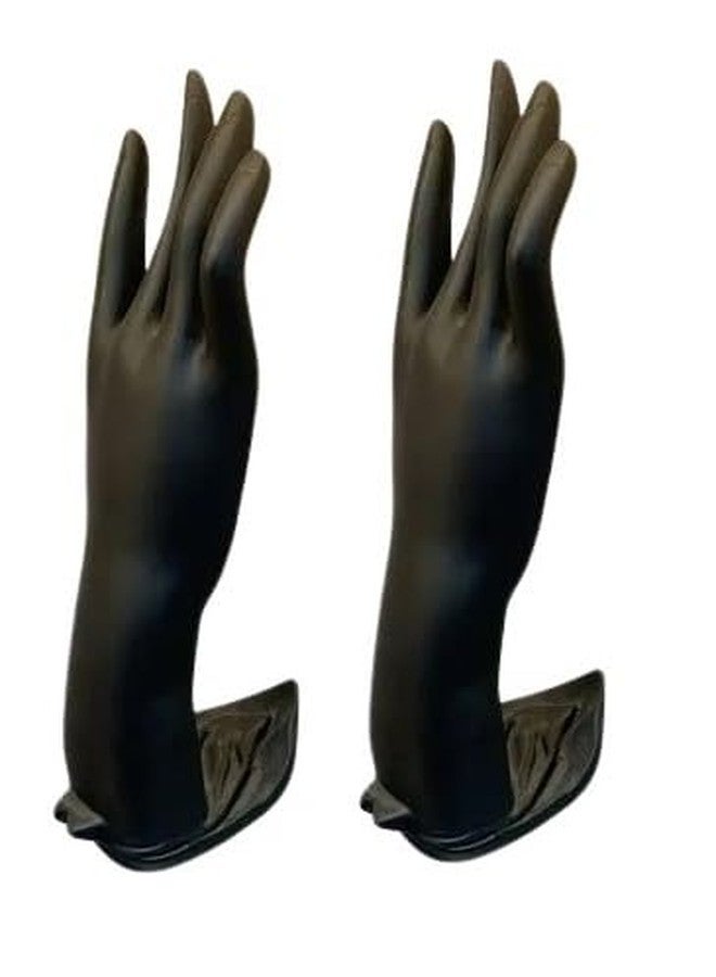 morel MANNEUIN HAND FINGER DISPLAY HOLDER STAND, JEWELLERY DISPLAY HOLDER ORGANIZER, RING HOLDER PACK 2. (9.5 INCH, BLACK) - Image 1