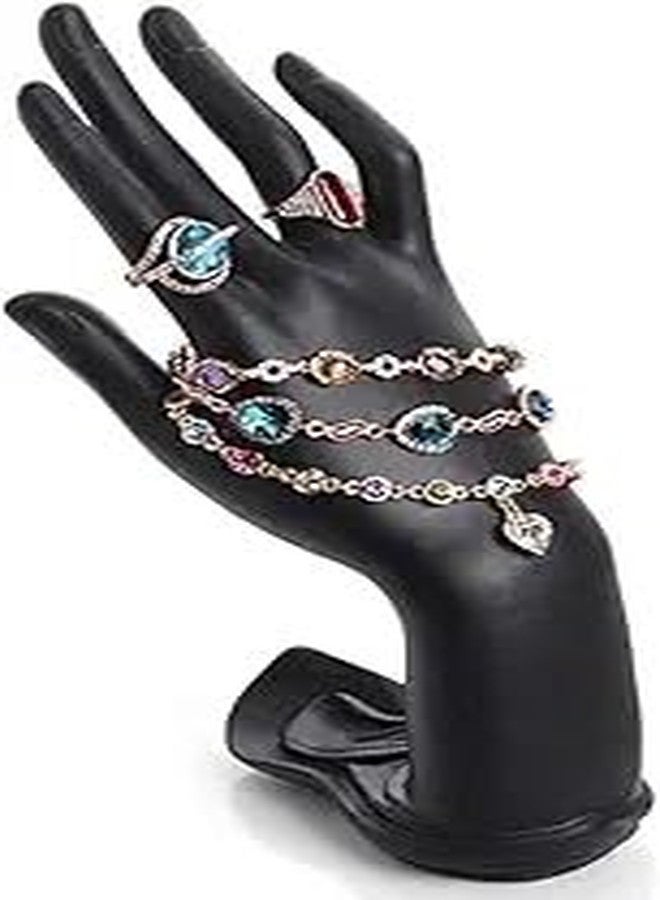 morel MANNEUIN HAND FINGER DISPLAY HOLDER STAND, JEWELLERY DISPLAY HOLDER ORGANIZER, RING HOLDER PACK 2. (9.5 INCH, BLACK) - Image 3