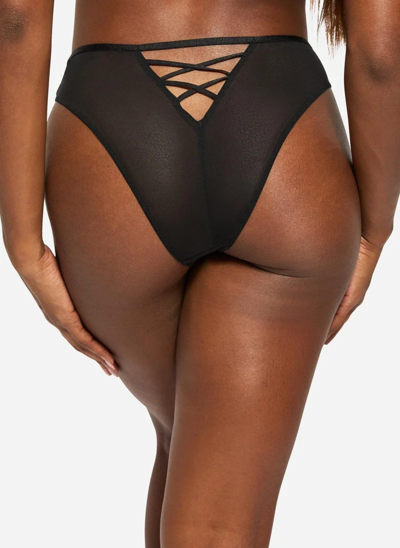 آن سمرز Ann Summers Faithful High Waist Brazilian Black/Multi