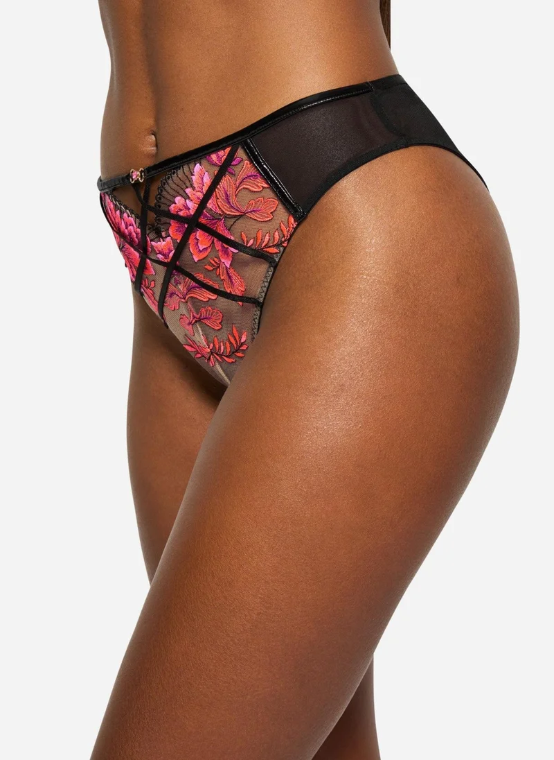 آن سمرز Ann Summers Faithful High Waist Brazilian Black/Multi