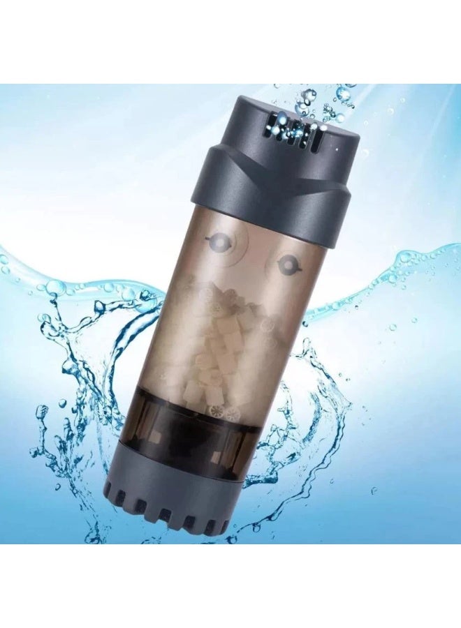 Yee Aquarium Fluidized Bed Water Goblin Series Filtering System, Fish Tank Bubble Bio Filter Media with Air Stone Dissolved Oxygen (NLH-300) - Image 1