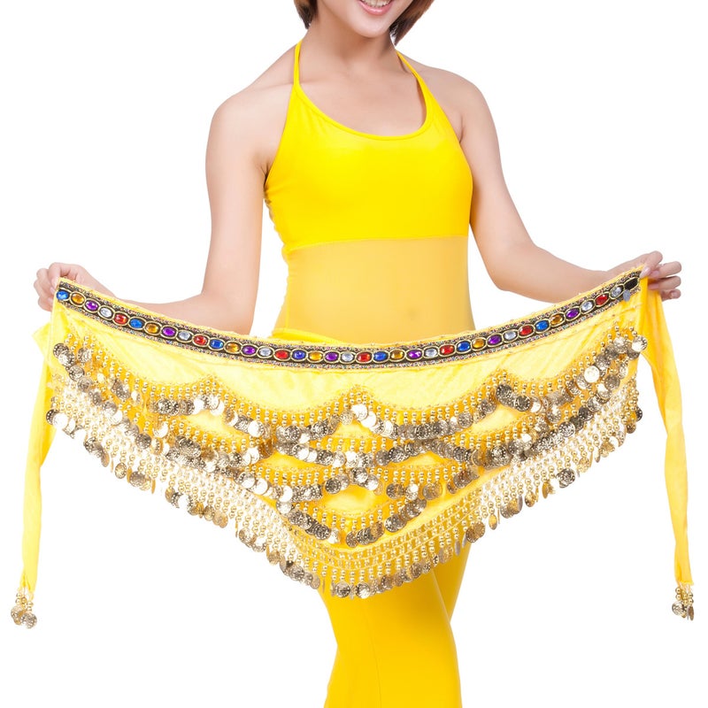 Belly Dance Sequined Waist Chain Rose - Image 4