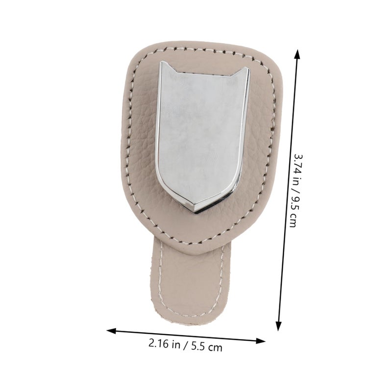 2Pcs Car Sunglasses Clip Visor Eyeglass Holder for Tickets and Cards Black - Image 5
