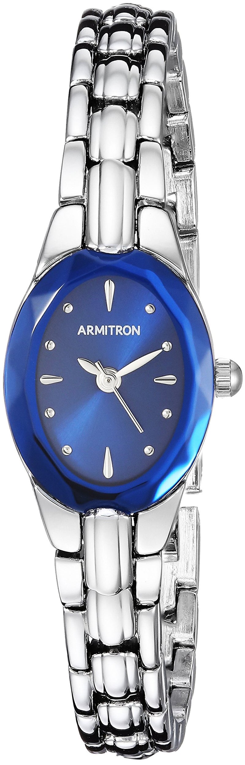 Armitron Women's 75/3313BLSV Sapphire Blue and Silver-Tone Bracelet Watch - Image 1