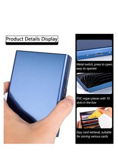 T NEWFUN Metal credit card holder 10 cards  - Image 3
