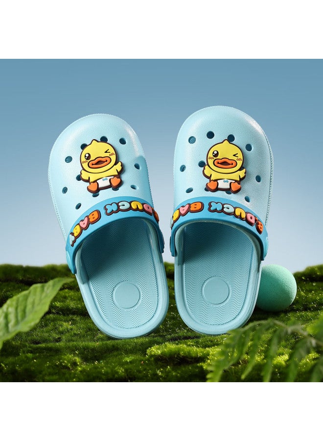 B.duck Kids Garden Shoes Boys Girls Comfortable Soft Bottom Slippers 5966 Blue Size 26 - Image 2