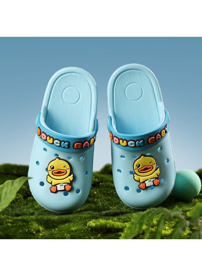 B.duck Kids Garden Shoes Boys Girls Comfortable Soft Bottom Slippers 5966 Blue Size 26 - Image 1