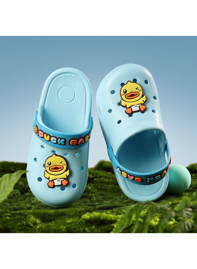 B.duck Kids Garden Shoes Boys Girls Comfortable Soft Bottom Slippers 5966 Blue Size 26 - Image 3