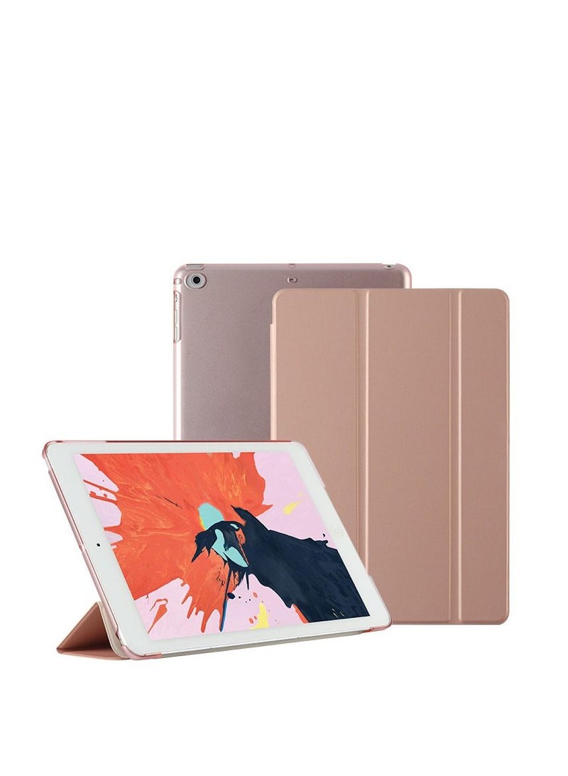 Loquat Golden iPad Three Fold Intelligent Sleep Hard Shell