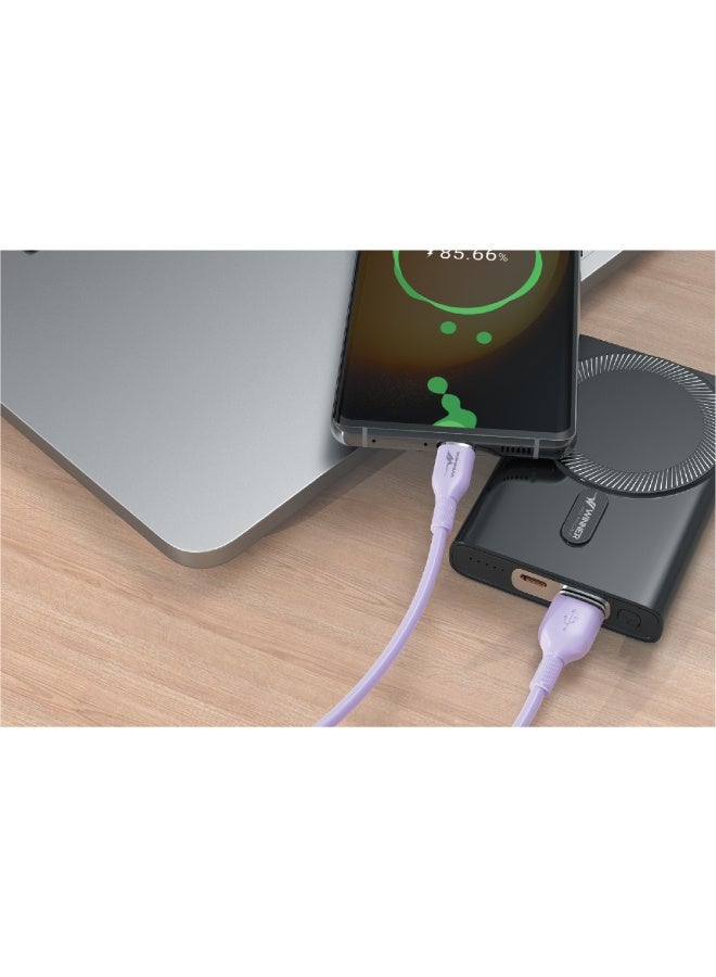 WE WINNER Silicone cable for charging and data USB-Type C - Image 3