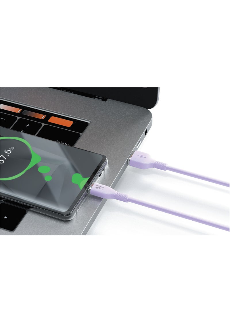 WE WINNER Silicone cable for charging and data USB-Type C - Image 2