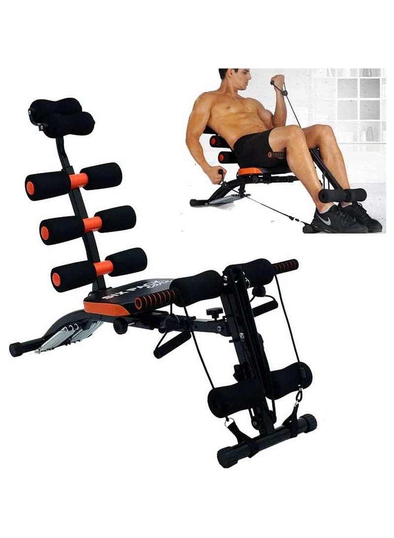 Abdominal Trainer – Core & Abs Rocket Exercise Chair with Foam Rollers, Adjustable Levels, Fitness Crunch Machine & Workout Bench for Home Gym - Image 1