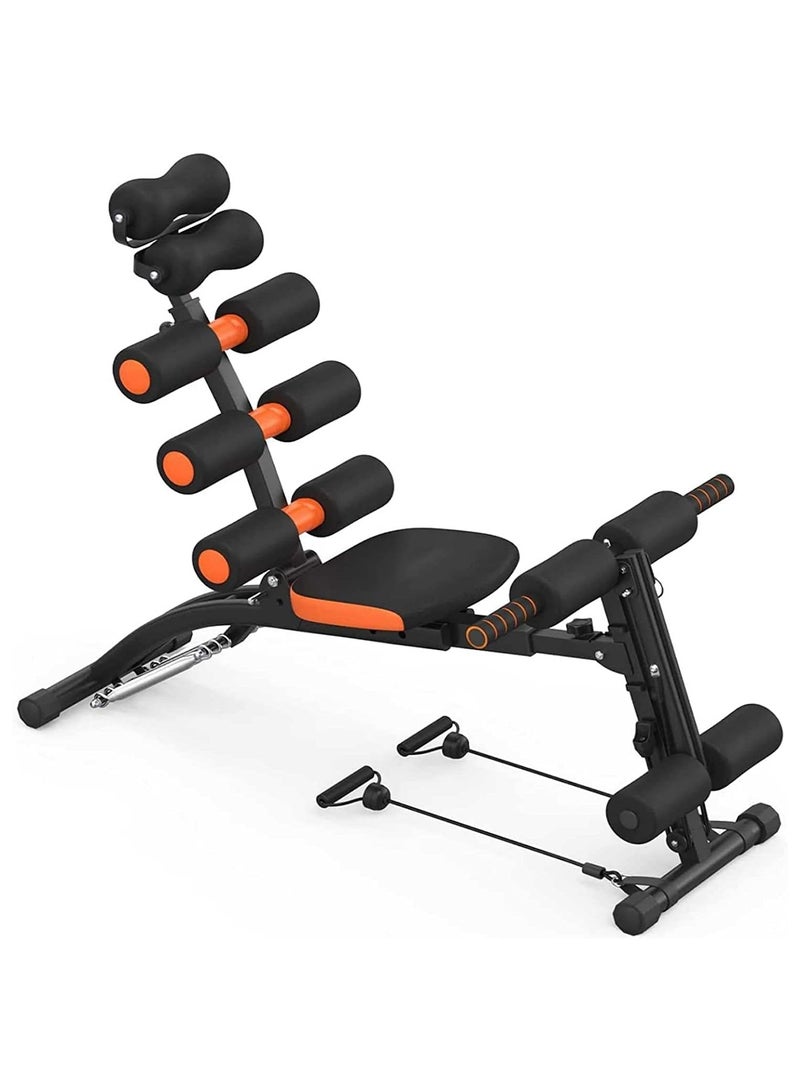 Abdominal Trainer – Core & Abs Rocket Exercise Chair with Foam Rollers, Adjustable Levels, Fitness Crunch Machine & Workout Bench for Home Gym - Image 2