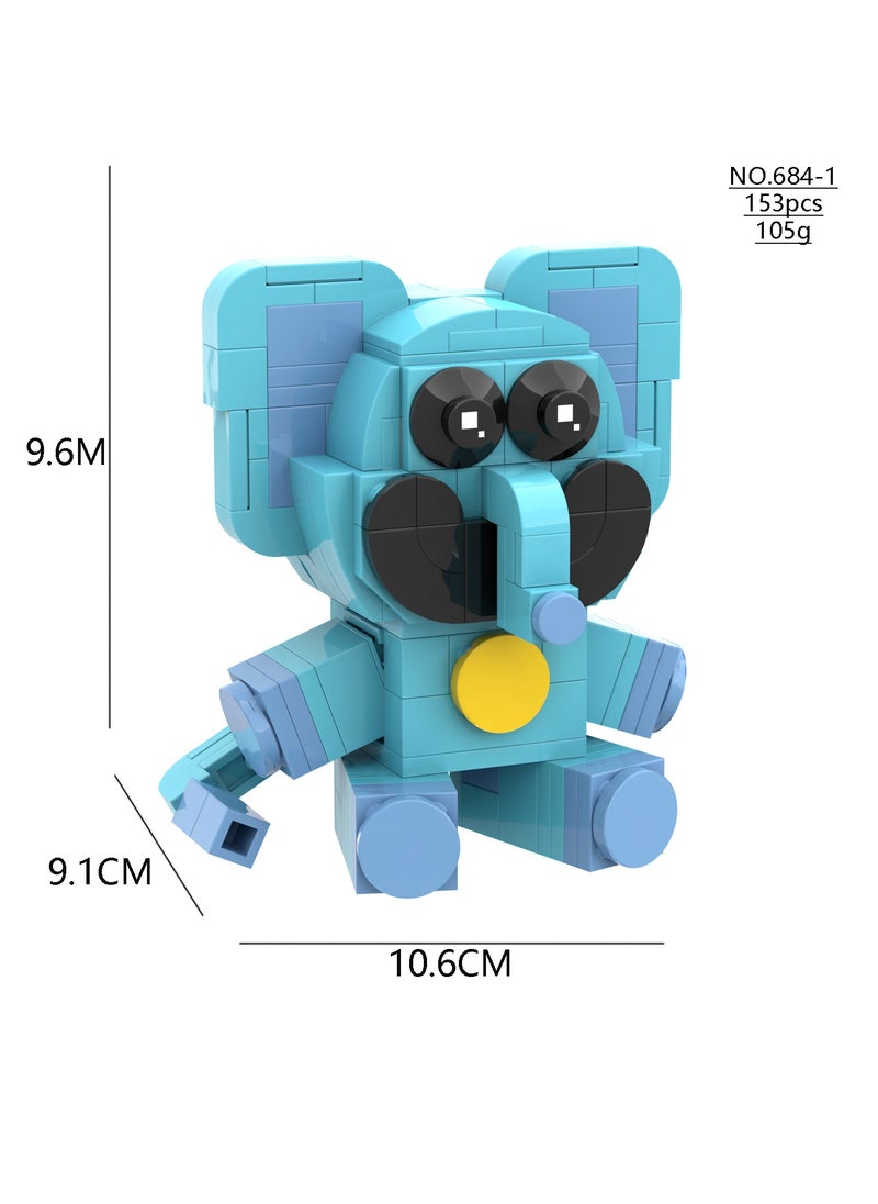 General - 602 Pcs  Smiling Critters Anime Characters Building Blocks Set - Image 1