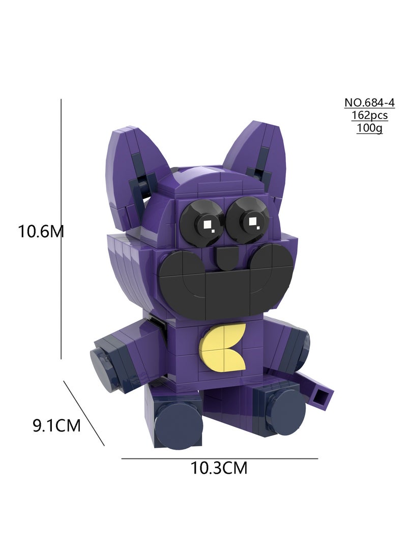 General - 602 Pcs  Smiling Critters Anime Characters Building Blocks Set - Image 1