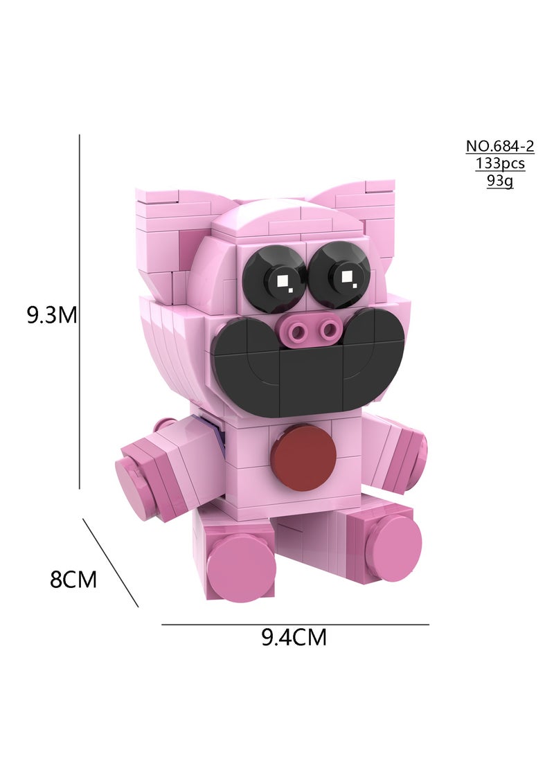 General - 602 Pcs  Smiling Critters Anime Characters Building Blocks Set - Image 1