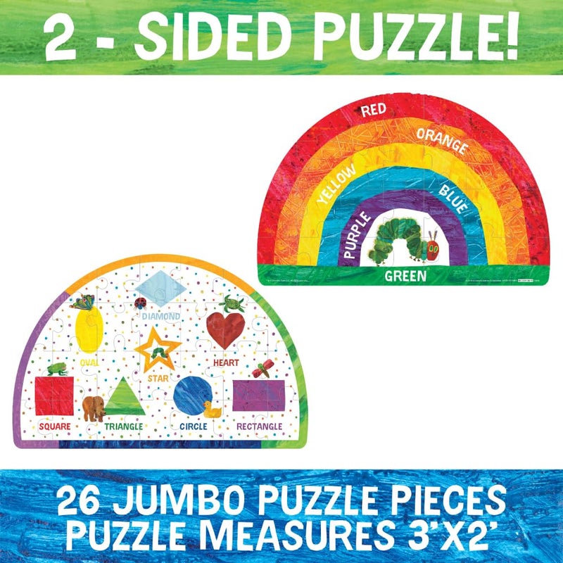 Briarpatch The World of Eric Carle The Very Hungry Caterpillar 2Sided Floor Puzzle Grades PreK  UG33836 - Image 2