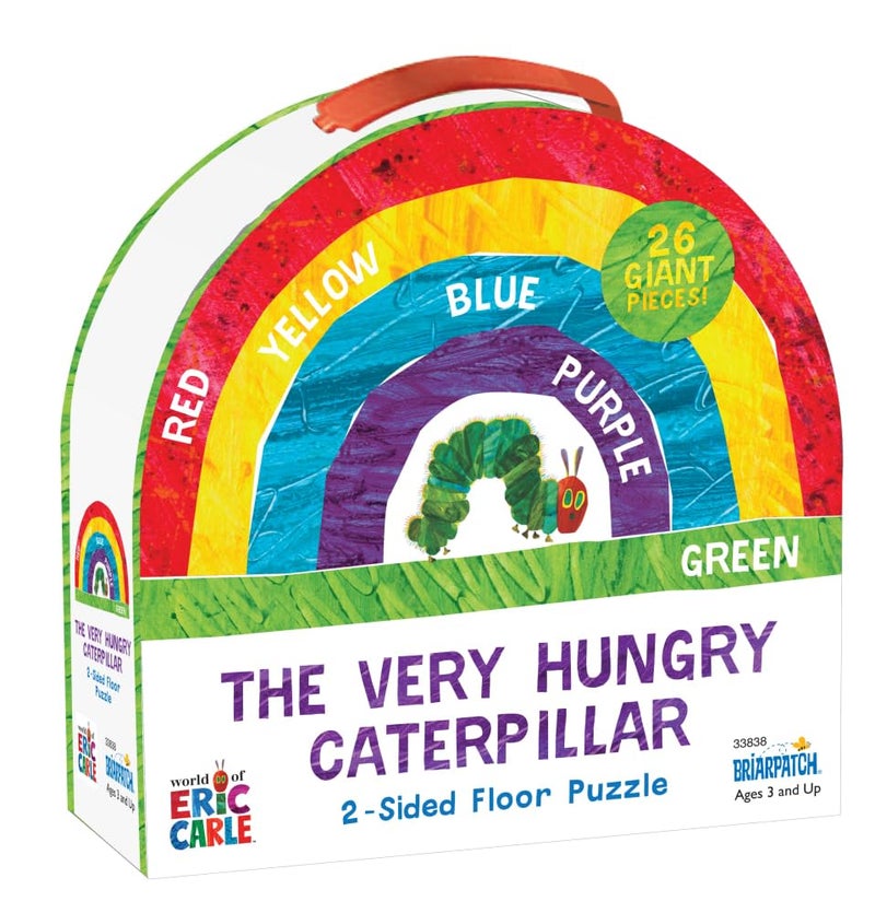Briarpatch The World of Eric Carle The Very Hungry Caterpillar 2Sided Floor Puzzle Grades PreK  UG33836 - Image 1