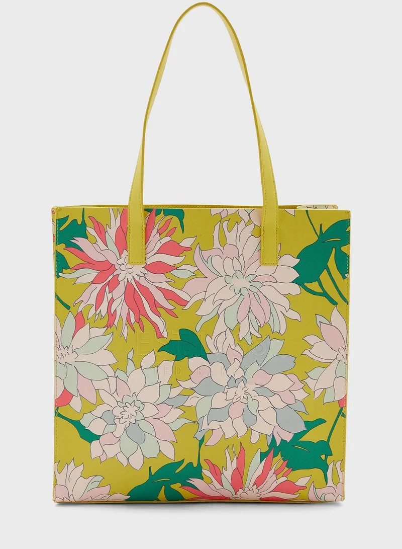 Ted Baker Floricn Floral Printed Large Icon Tote Bag for Women